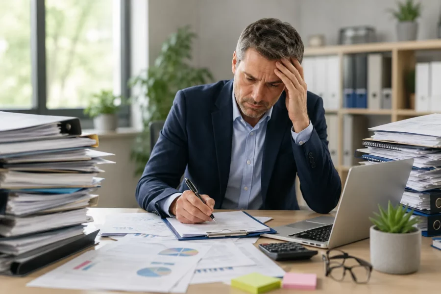 Combien de temps un dirigeant perd-il dans les tâches administratives