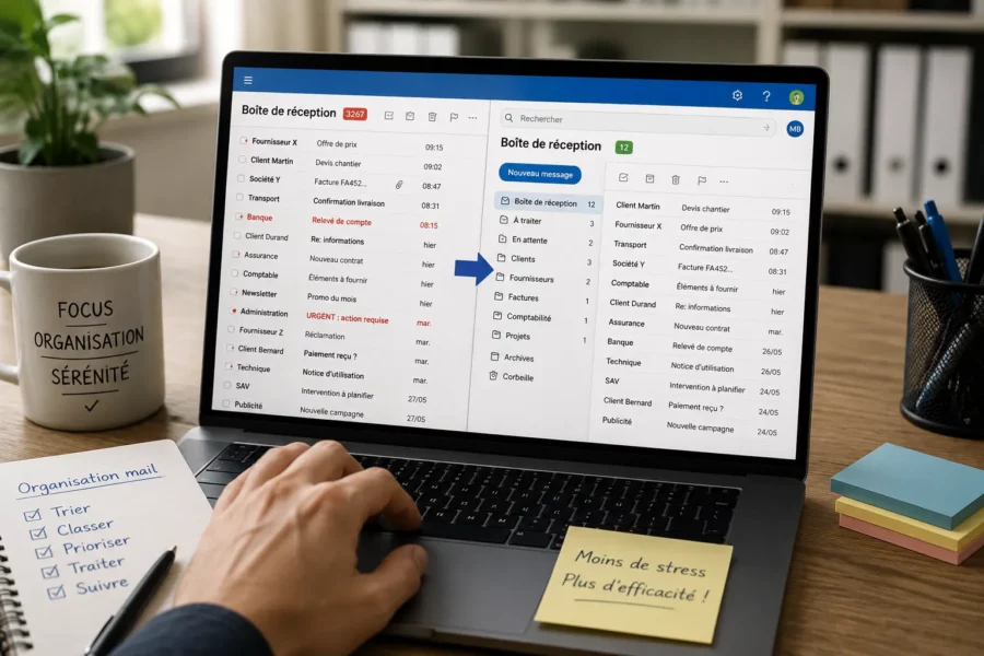 Faire le tri dans sa boîte mail sans supprimer un message important