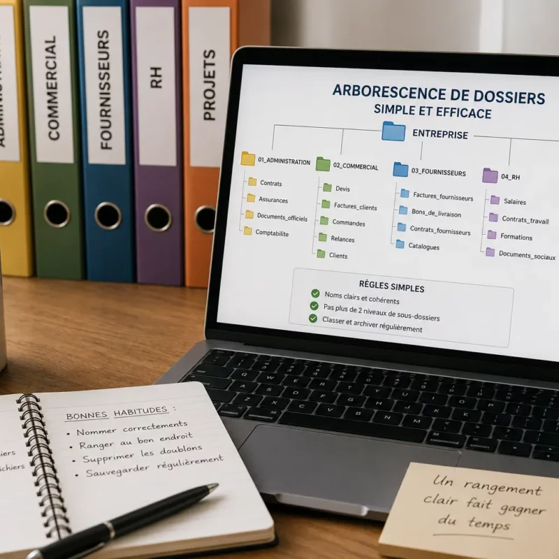 Mettre en place une arborescence de dossiers simple et efficace