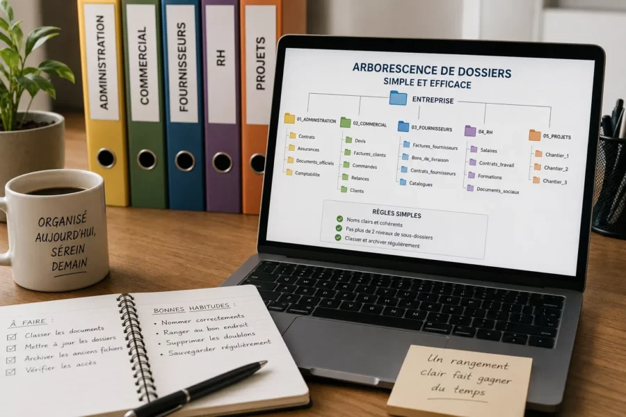Mettre en place une arborescence de dossiers simple et efficace